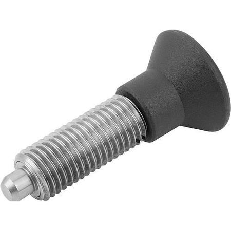 KIPP Indexing Plungers without collar, Style G, inch K0343.01903AJ